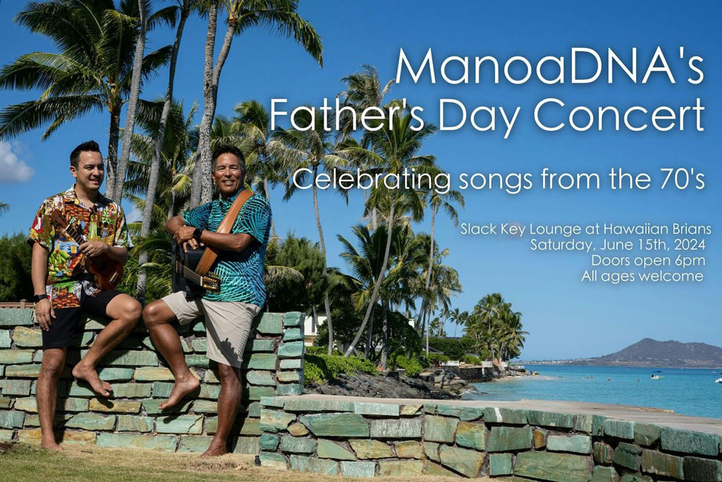 artwork for ManoaDNA's Father's Day Concert