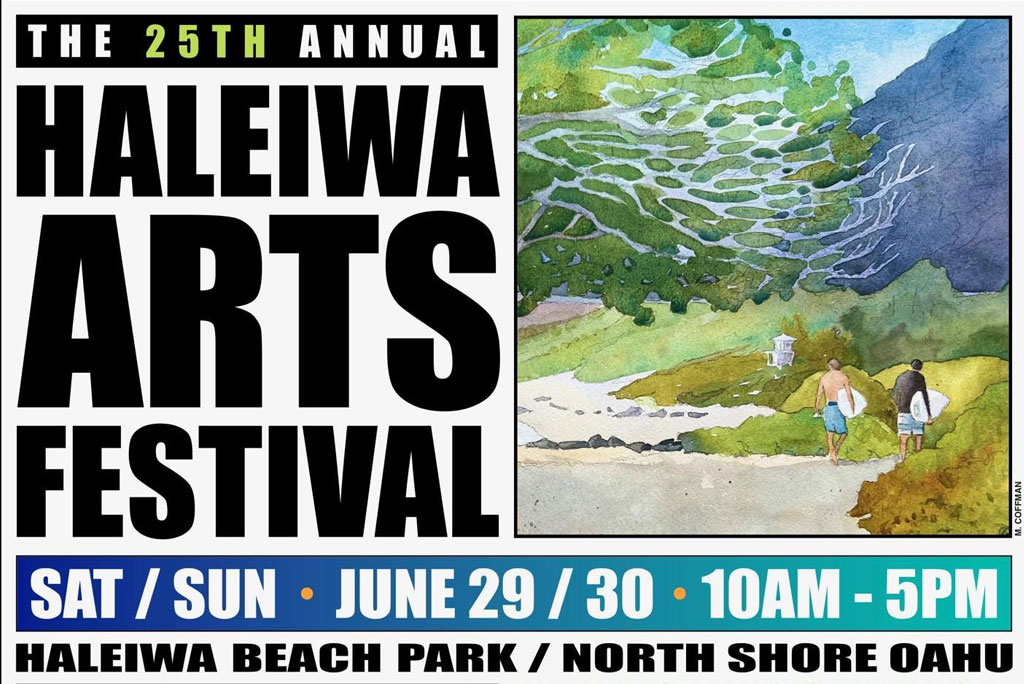 graphic for 2024 Haleiwa Art Festival