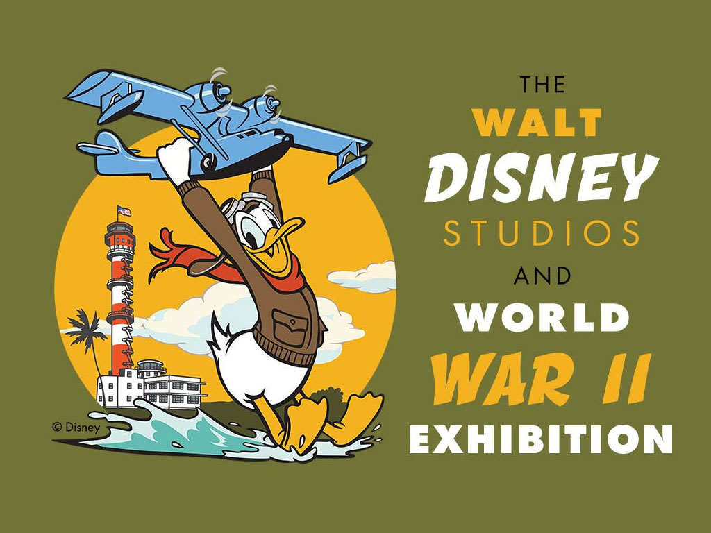 graphic for The Walt Disney Studios and World War II exhibition